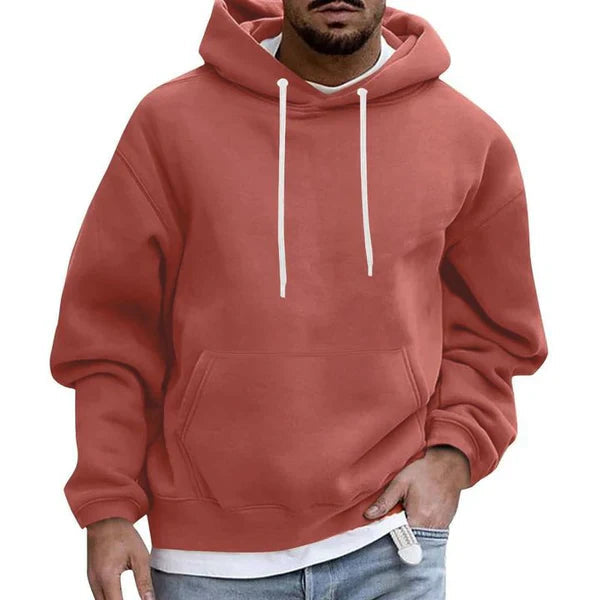 Men's Hoodie With Practical Pockets Soft Fabric Loose Fit