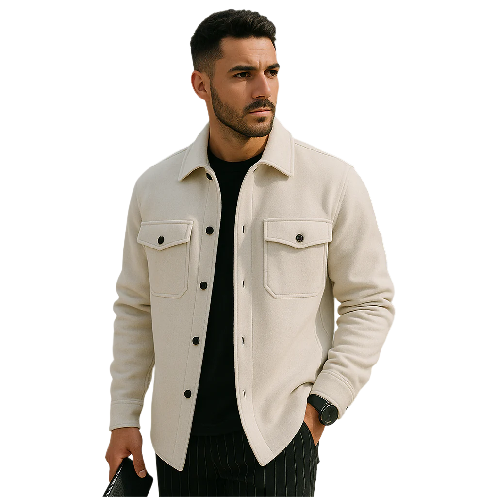Men's Jacket Casual Breathable Material Spring-Summer