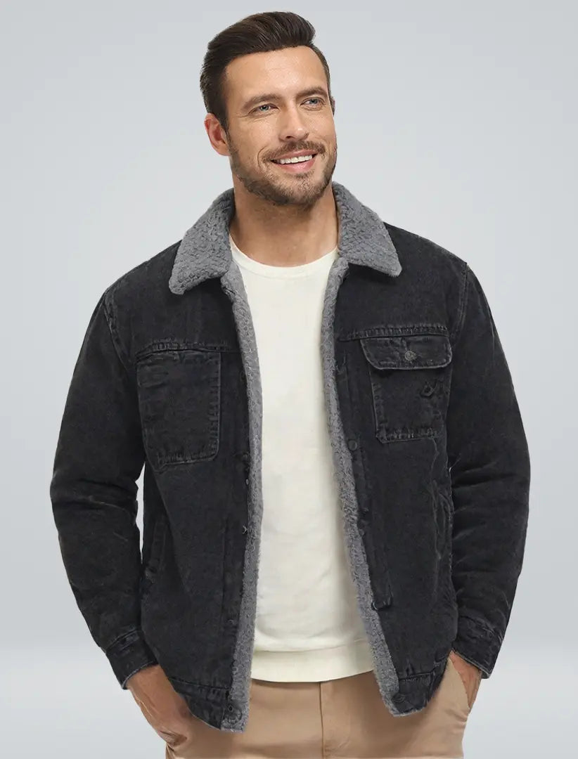 Men's Jacket Durable for Construction Activities
