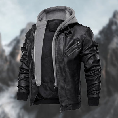 Men's Jacket Elegant Waterproof Polyester Blend