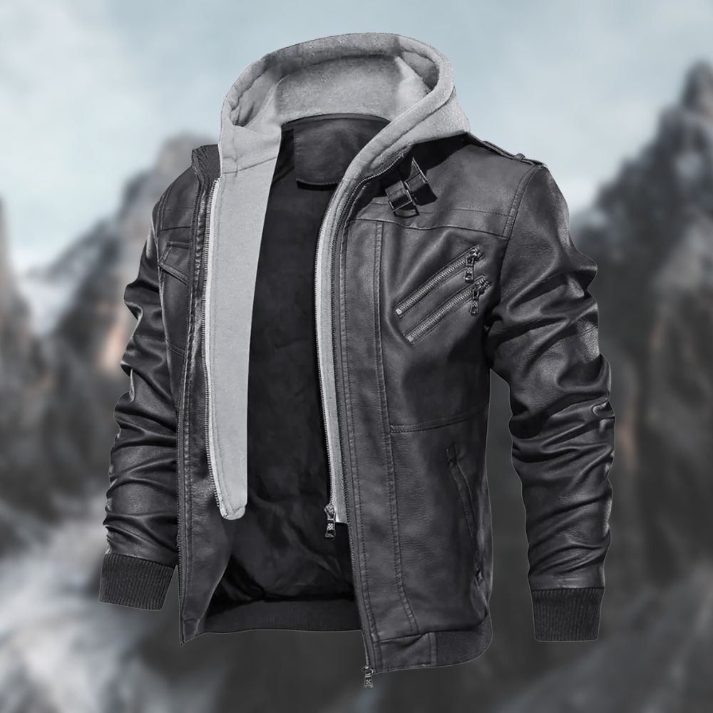Men's Jacket Elegant Waterproof Polyester Blend