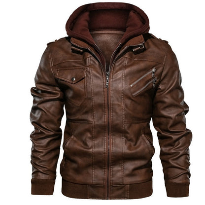 Men's Jacket Elegant Waterproof Polyester Blend