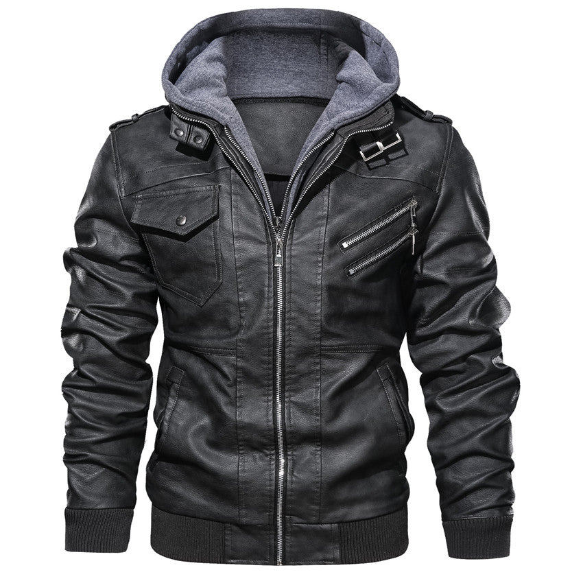 Men's Jacket Elegant Waterproof Polyester Blend