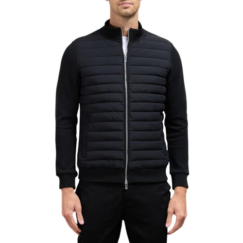 Men's Jacket Hybrid Quilted with Knitted Sleeves
