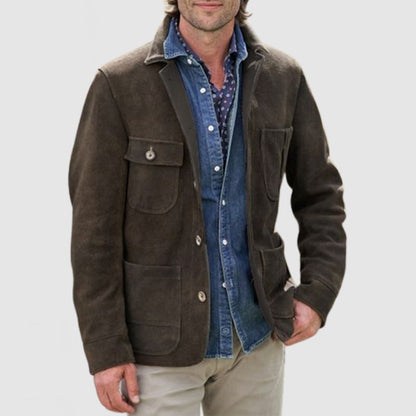 Men's Jacket Retro Casual Reversible for Various Occasions