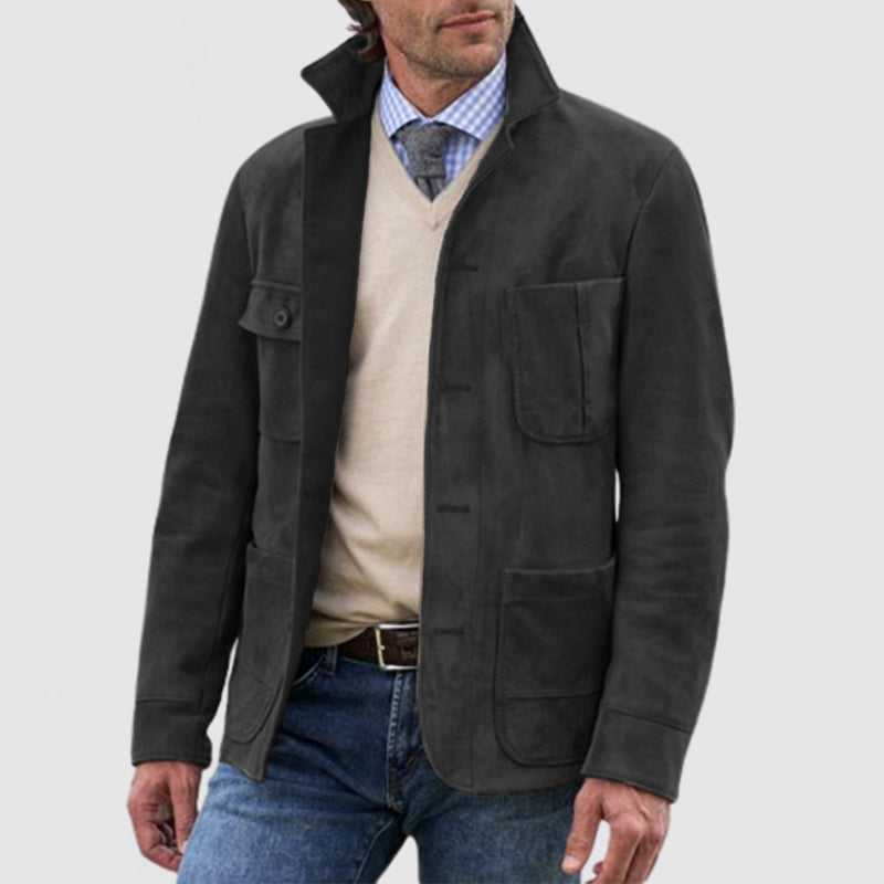 Men's Jacket Retro Casual Reversible for Various Occasions