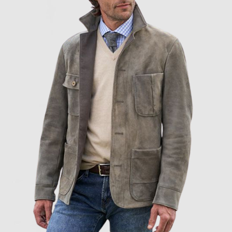 Men's Jacket Retro Casual Reversible for Various Occasions