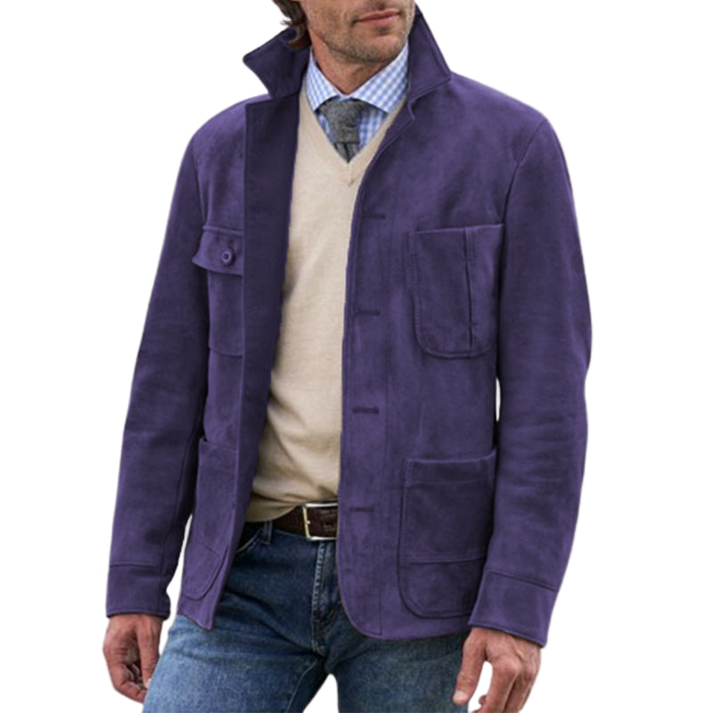 Men's Jacket Retro Casual Reversible for Various Occasions