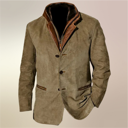 Men's Jacket Vintage Retro For Autumn and Winter
