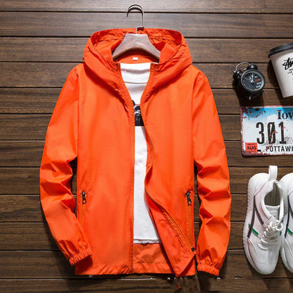 Men's Jacket Windproof With Adjustable Hood For Comfortable Protection