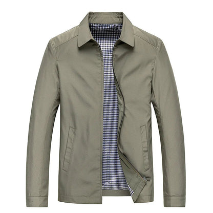 Men's Jacket Winter Business-inspired Cotton-Polyester