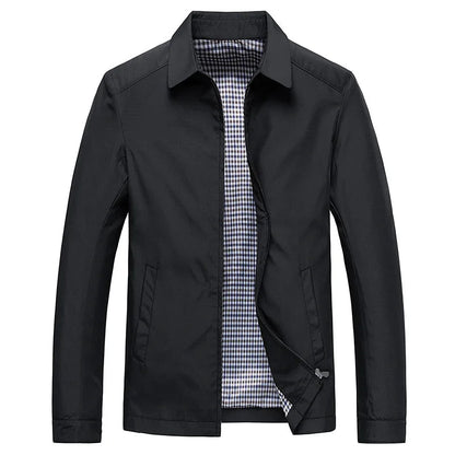 Men's Jacket Winter Business-inspired Cotton-Polyester