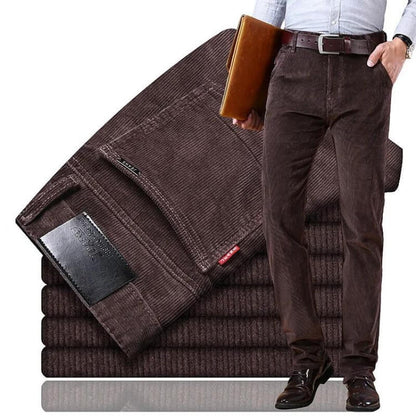 Men's Jeans Classic Corduroy Cotton Blend