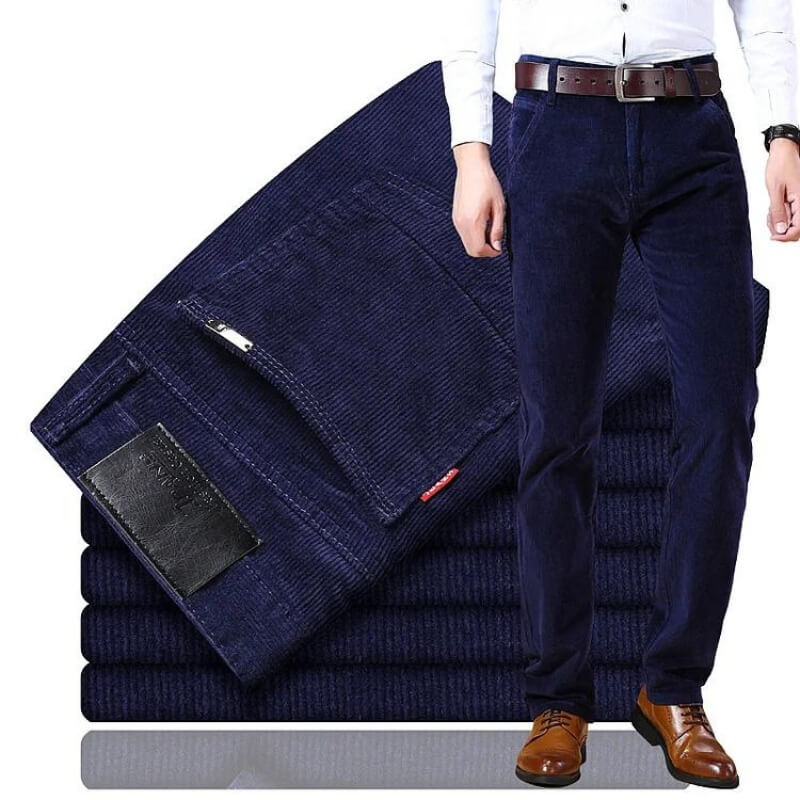 Men's Jeans Classic Corduroy Cotton Blend