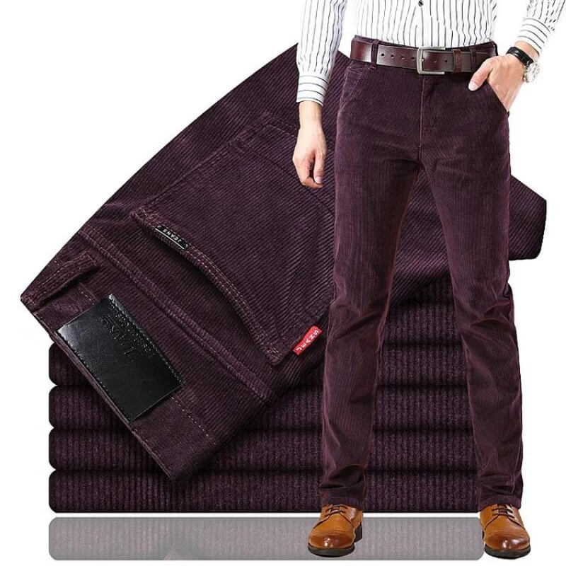 Men's Jeans Classic Corduroy Cotton Blend