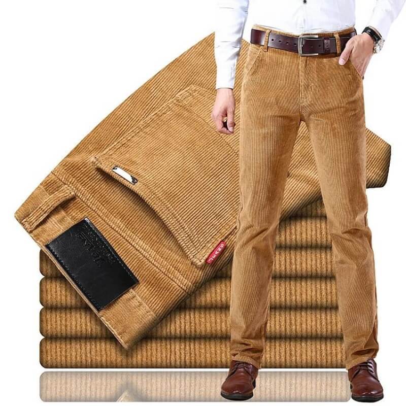 Men's Jeans Classic Corduroy Cotton Blend