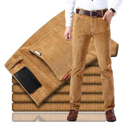 Men's Jeans Classic Corduroy Cotton Blend