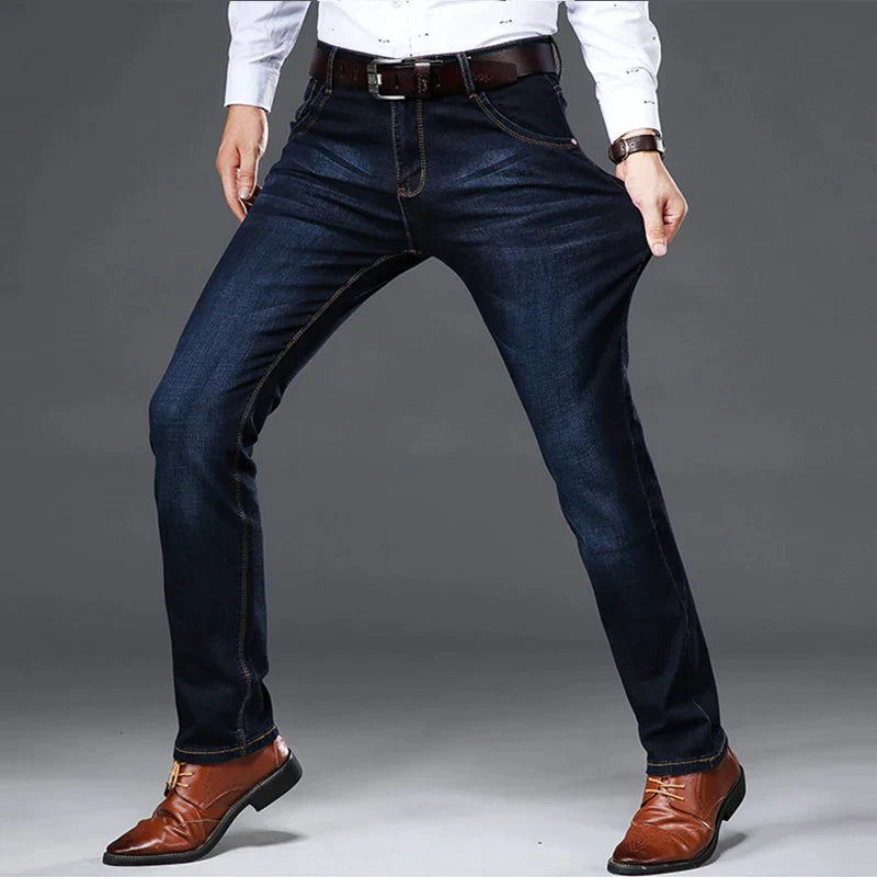 Men's Jeans Comfortable 4-Way Stretch Cotton