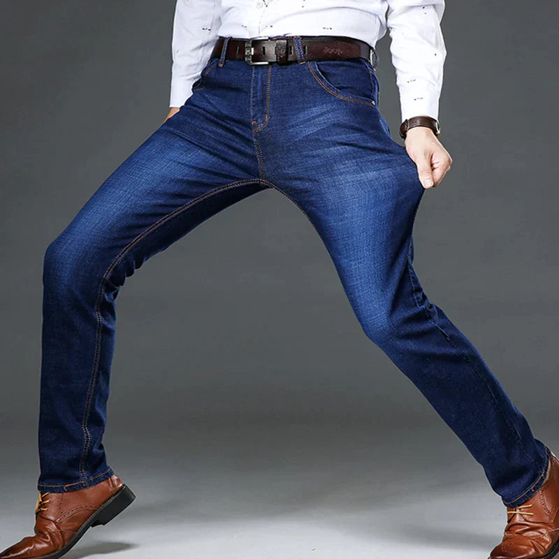 Men's Jeans Comfortable 4-Way Stretch Cotton