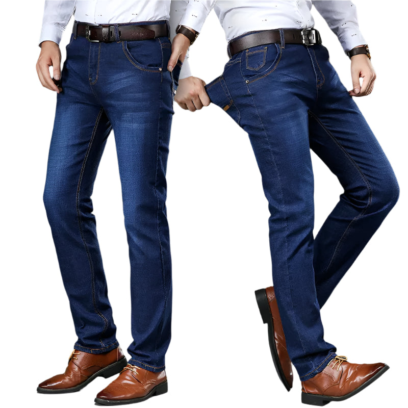 Men's Jeans Comfortable 4-Way Stretch Cotton
