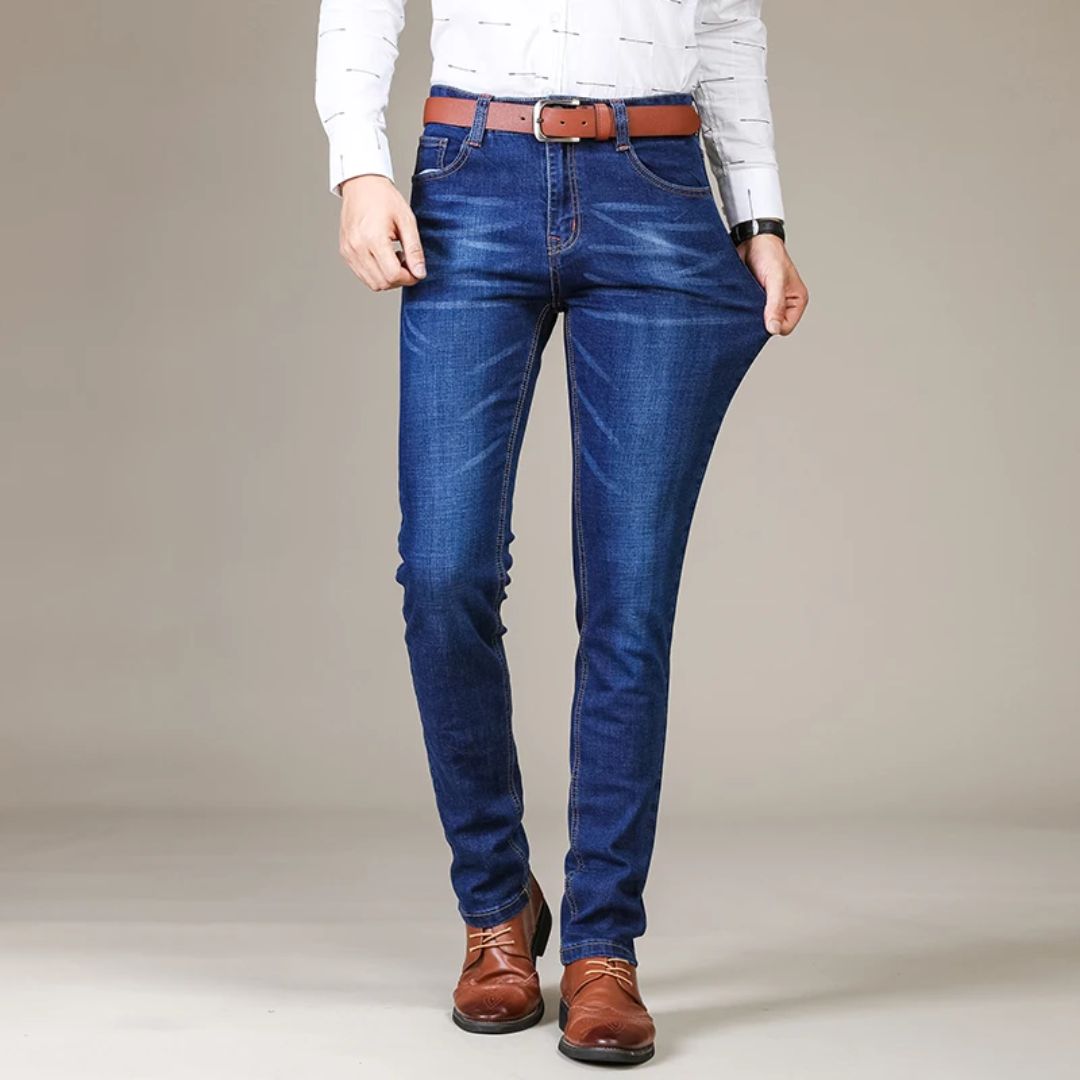Men's Jeans Straight Cut Denim Comfortable