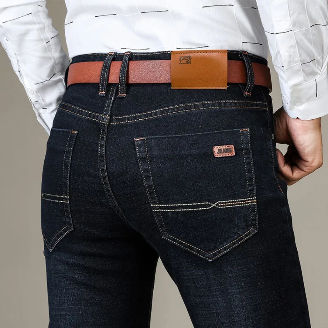 Men's Jeans Straight Cut Denim Comfortable