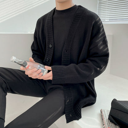 Men's Knit Button Cardigan