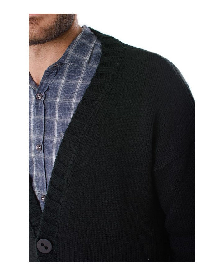 Men's Knit Button Cardigan