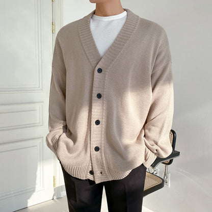 Men's Knit Button Cardigan