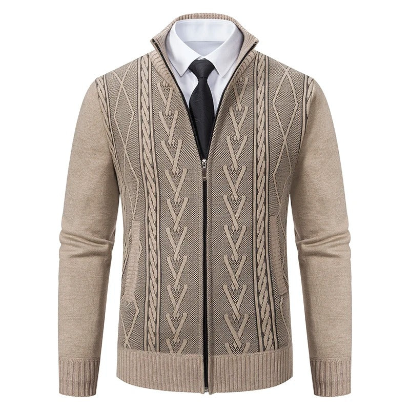 Men's Knitted Style Sweater Cardigan