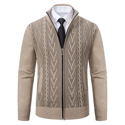 Men's Knitted Style Sweater Cardigan