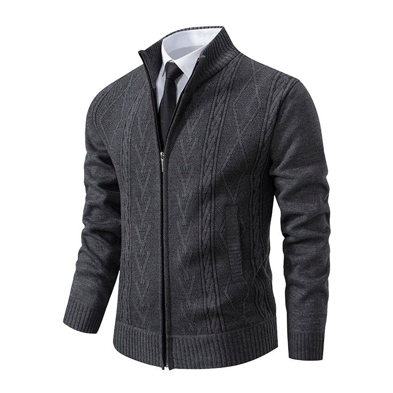 Men's Knitted Style Sweater Cardigan