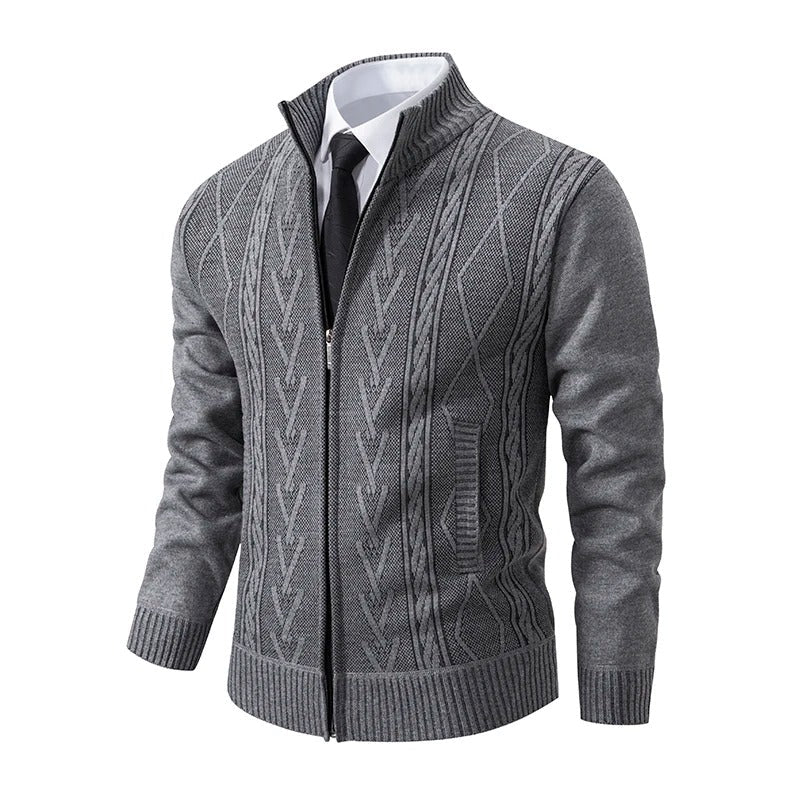 Men's Knitted Style Sweater Cardigan