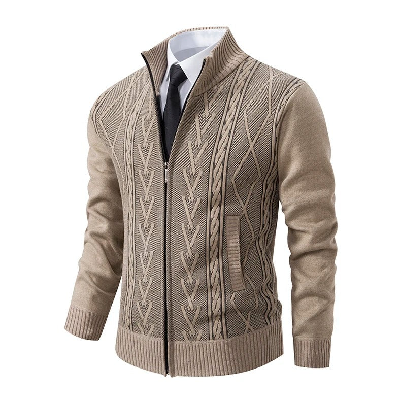 Men's Knitted Style Sweater Cardigan