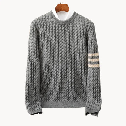 Men's Knitted Sweater Crewneck Warm