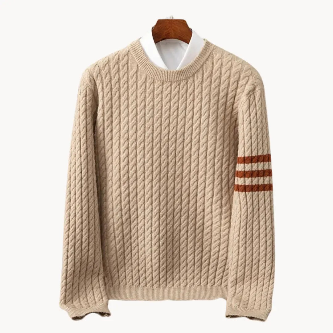 Men's Knitted Sweater Crewneck Warm