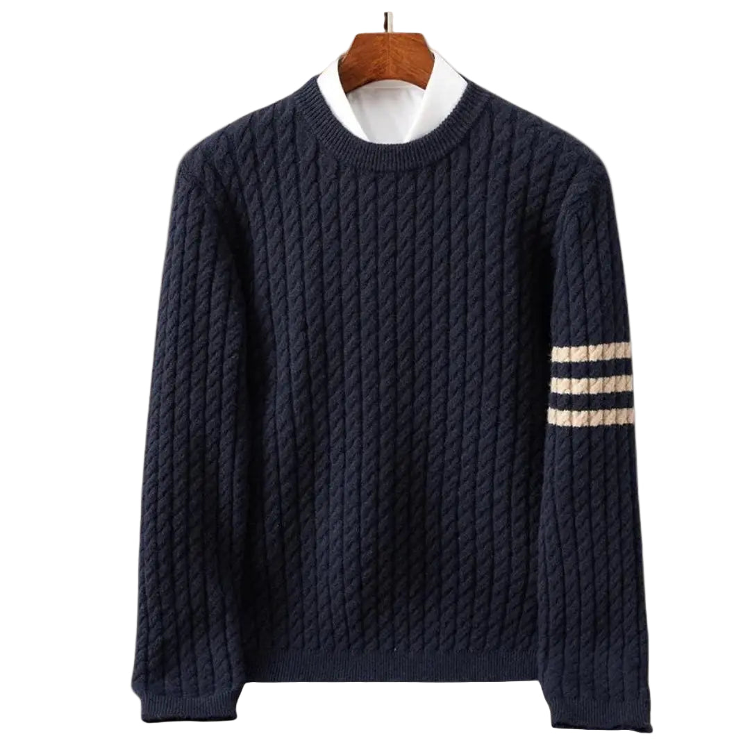 Men's Knitted Sweater Crewneck Warm