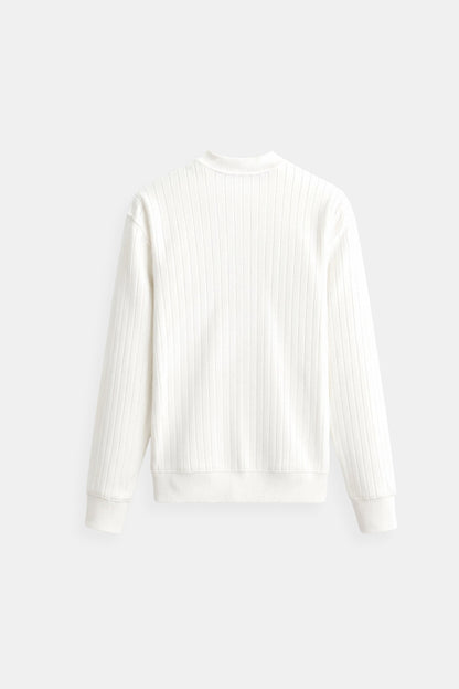 Men's Knitted Sweater Ribbed Style
