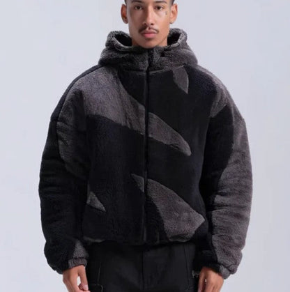 Men's Lambswool jacket Zip-up Comfortable Timeless