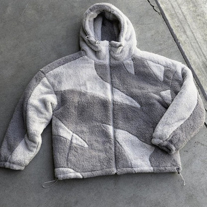 Men's Lambswool jacket Zip-up Comfortable Timeless