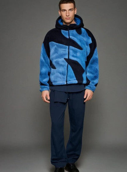 Men's Lambswool jacket Zip-up Comfortable Timeless