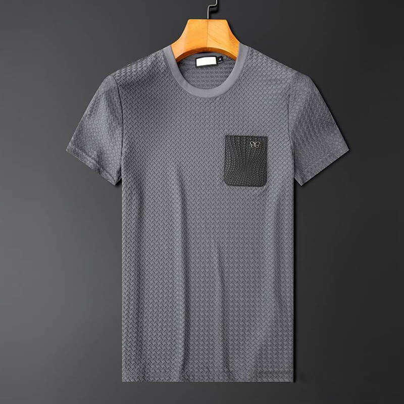 Men's Leisure Set Comfortable Polyester T-shirt and Pants