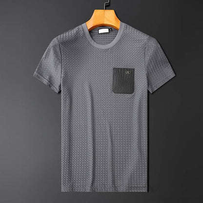 Men's Leisure Set Comfortable Polyester T-shirt and Pants