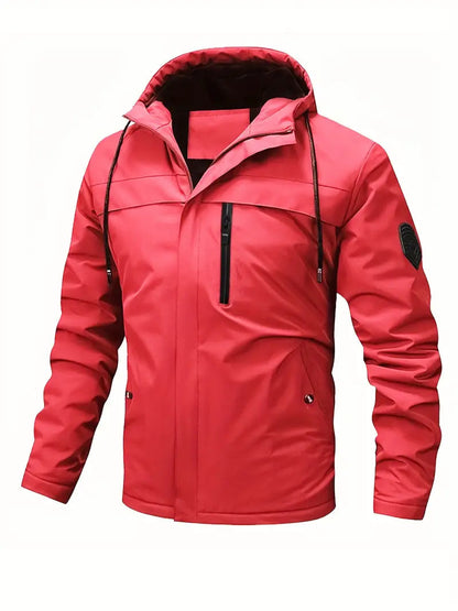 Men's Lightweight Waterproof Jacket With Hood
