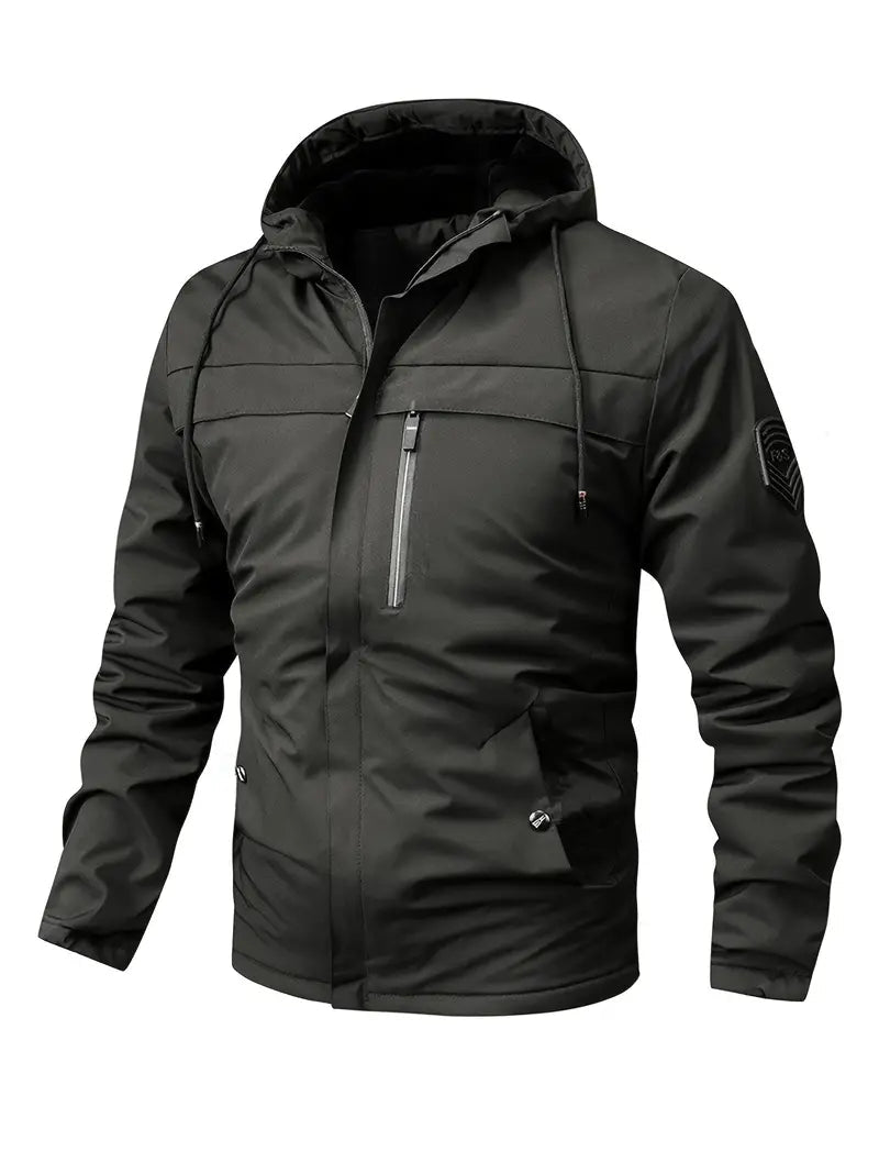 Men's Lightweight Waterproof Jacket With Hood