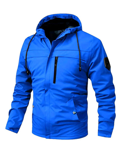 Men's Lightweight Waterproof Jacket With Hood