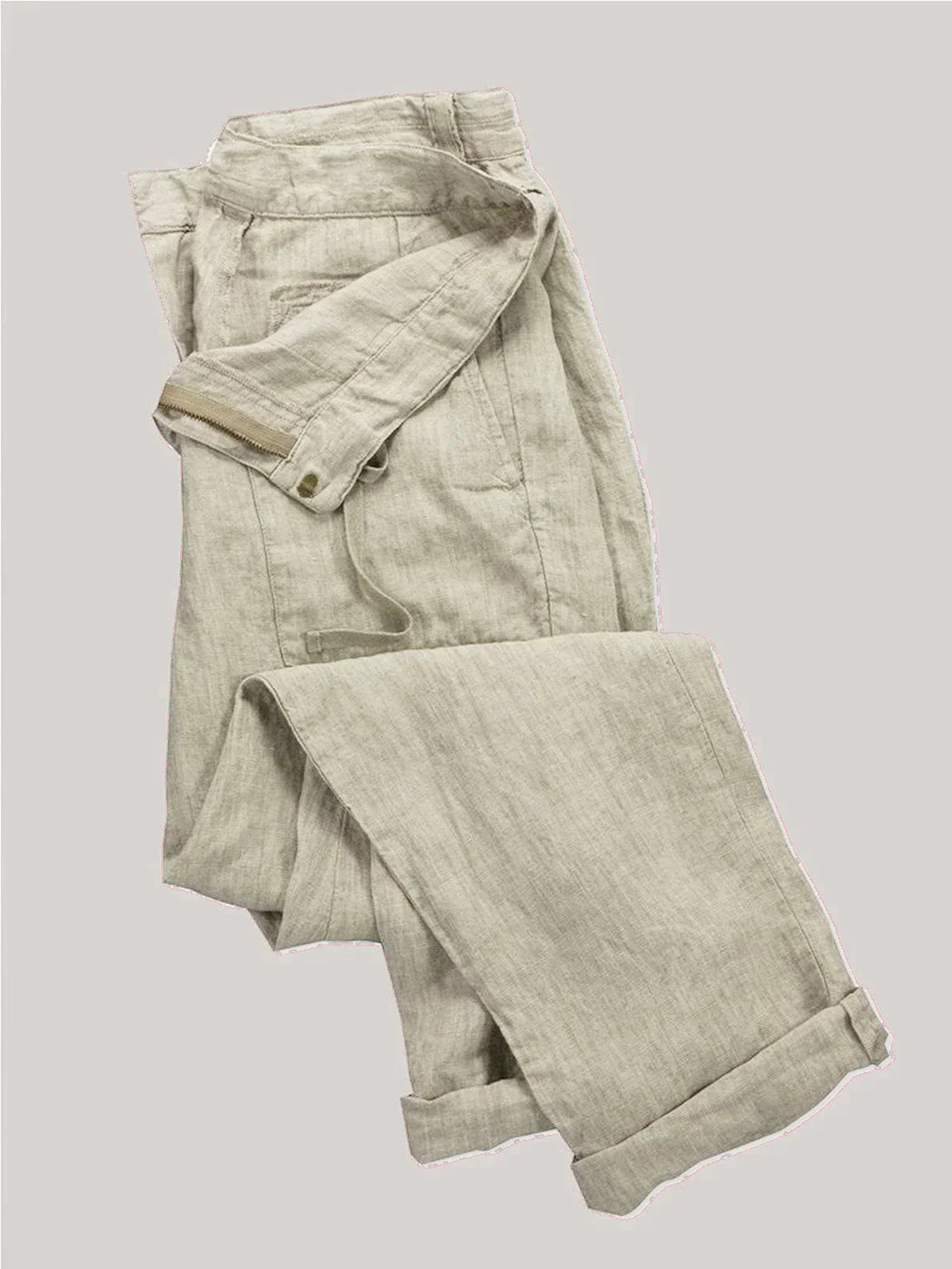 Men's Linen Style Trousers Stylish Breathable Comfortable
