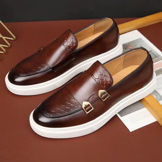Men's Loafers Stylish Faux Leather Comfortable Shoes for Men