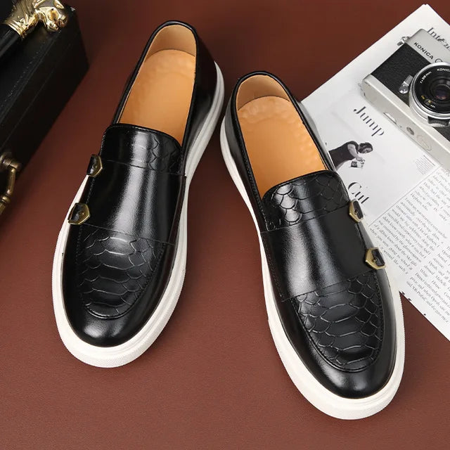Men's Loafers Stylish Faux Leather Comfortable Shoes for Men