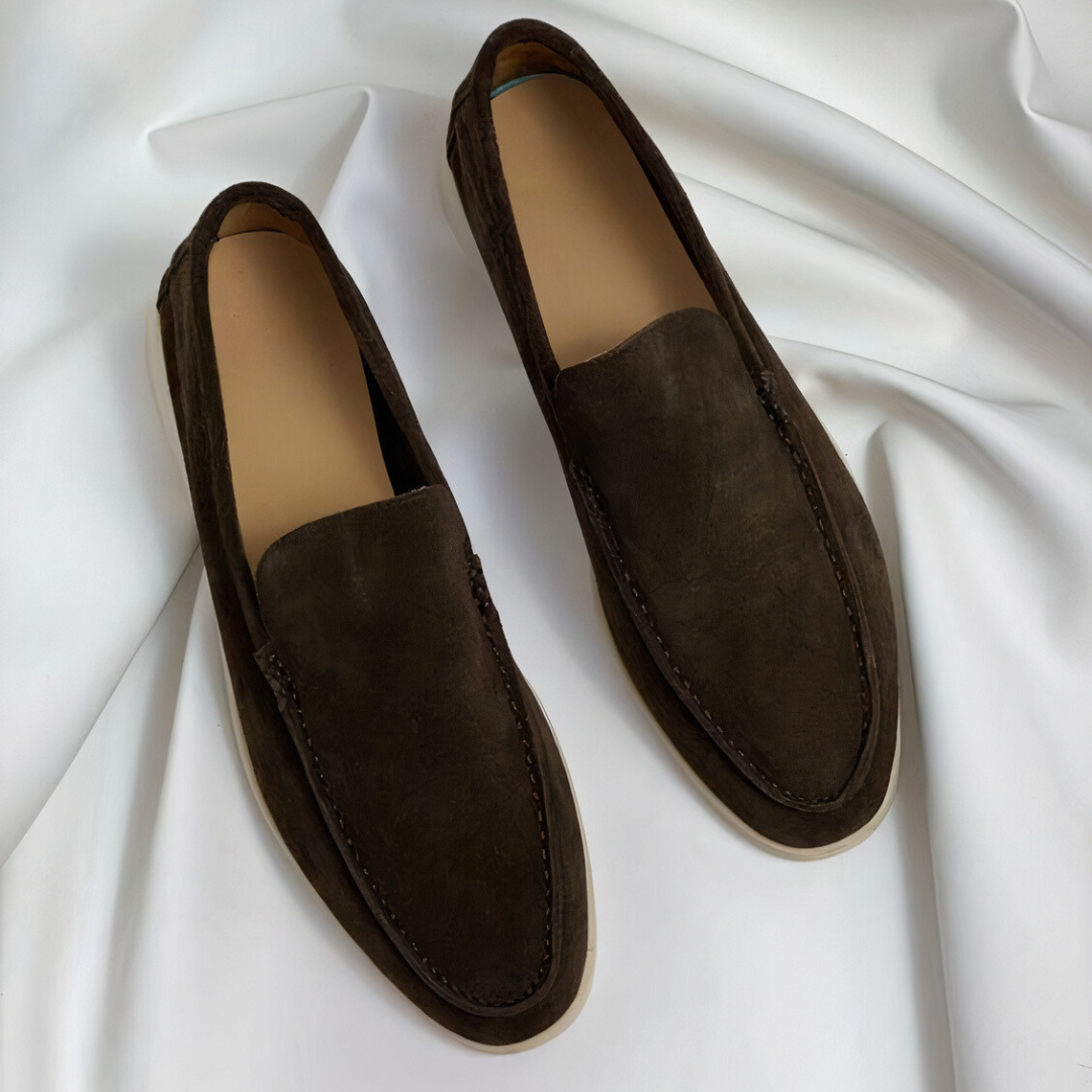 Men's Loafers Vintage Style PU Leather Slippers